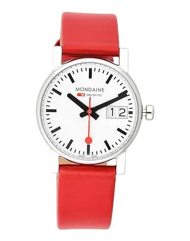 Red Leather Wrist watch