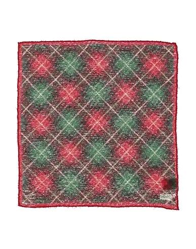 Red Plain weave Scarves and foulards
