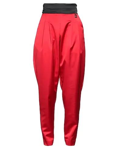 Red Satin Casual pants
