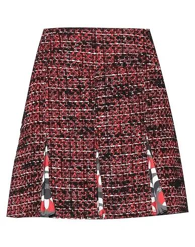 Red Satin Mini skirt
