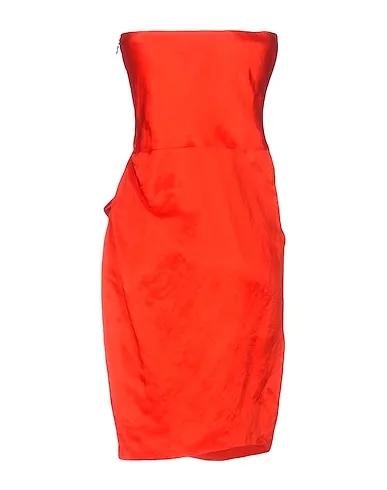 Red Satin Short dress