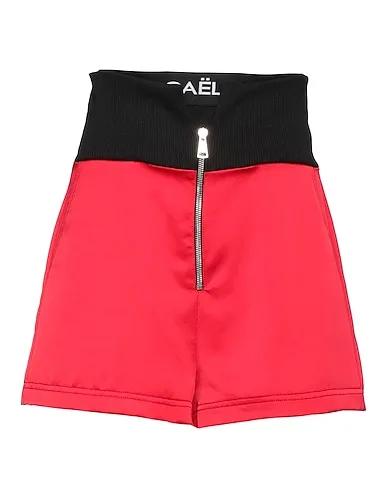 Red Satin Shorts & Bermuda