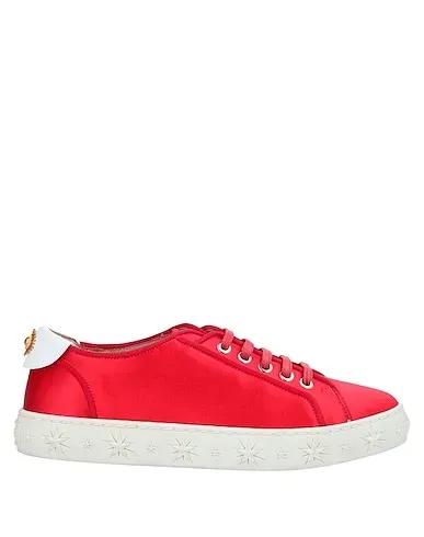 Red Satin Sneakers