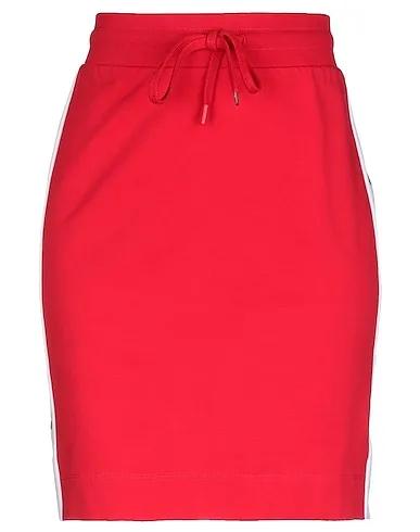 Red Sweatshirt Mini skirt