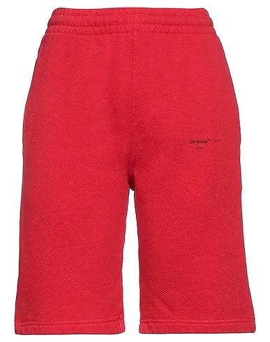 Red Sweatshirt Shorts & Bermuda