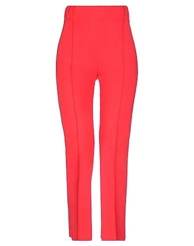 Red Synthetic fabric Casual pants