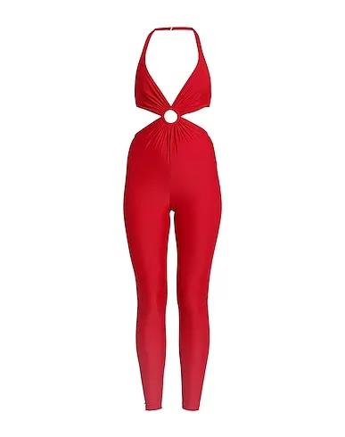 Red Synthetic fabric Jumpsuit/one piece