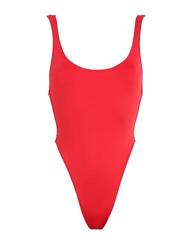 Red Synthetic fabric One-piece swimsuits PAMELA ONE PIECE
