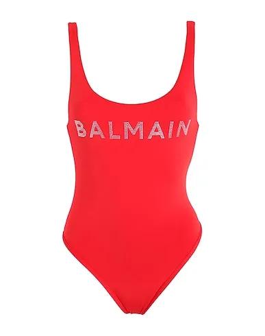 Red Synthetic fabric One-piece swimsuits SWIMSUIT
