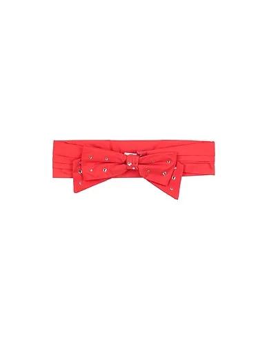 Red Taffeta High-waist belt