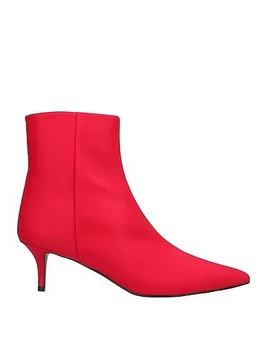 Red Techno fabric Ankle boot