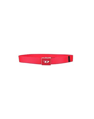 Red Techno fabric Fabric belt