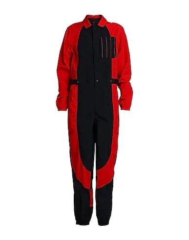 Red Techno fabric Jumpsuit/one piece