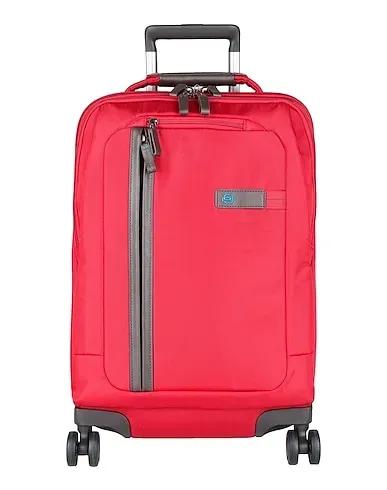 Red Techno fabric Luggage