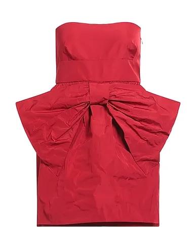 Red Techno fabric Short dress