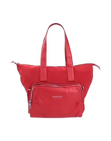 Red Techno fabric Shoulder bag
