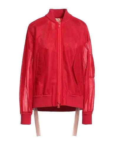 Red Tulle Bomber