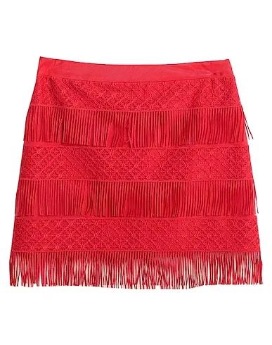 Red Tulle Mini skirt