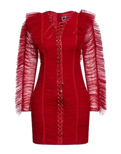Red Tulle Short dress