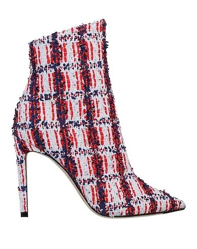 Red Tweed Ankle boot