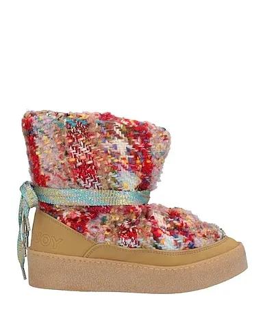 Red Tweed Ankle boot