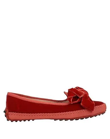 Red Velvet Loafers