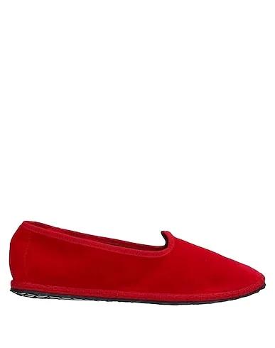 Red Velvet Loafers