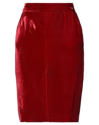 Red Velvet Mini skirt