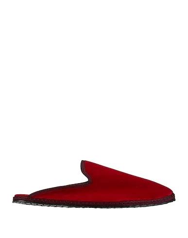 Red Velvet Mules and clogs