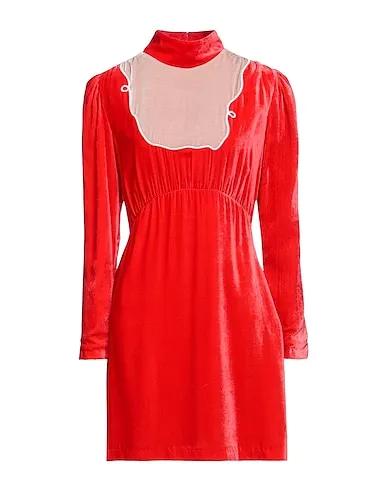 Red Velvet Short dress