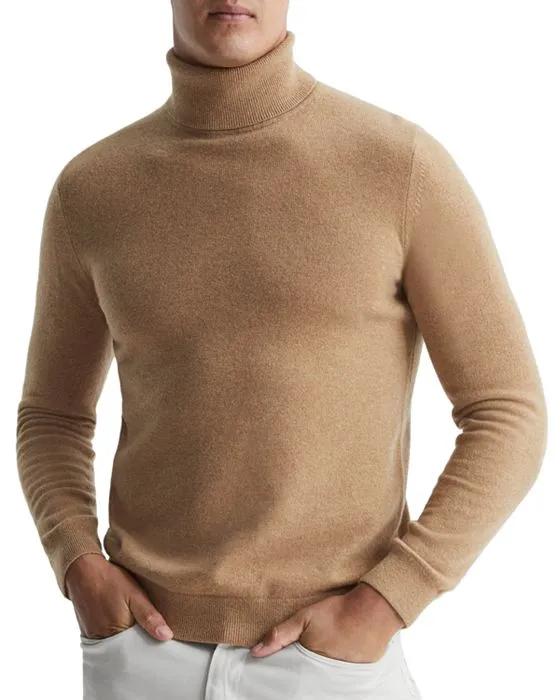 Regal Cashmere Solid Slim Fit Turtleneck Sweater
