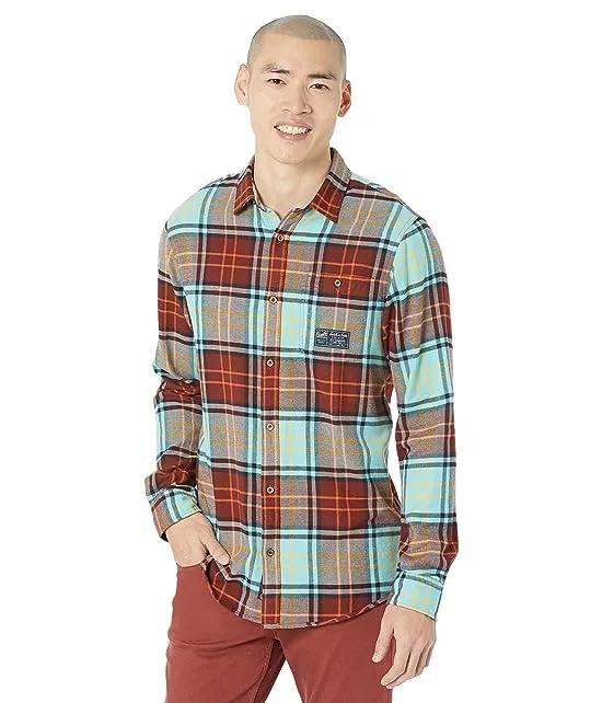 Regular Fit Midweight Brushed Flannel Check Shirt