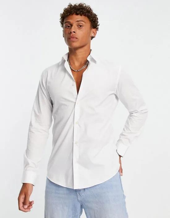 regular fit shirt in white