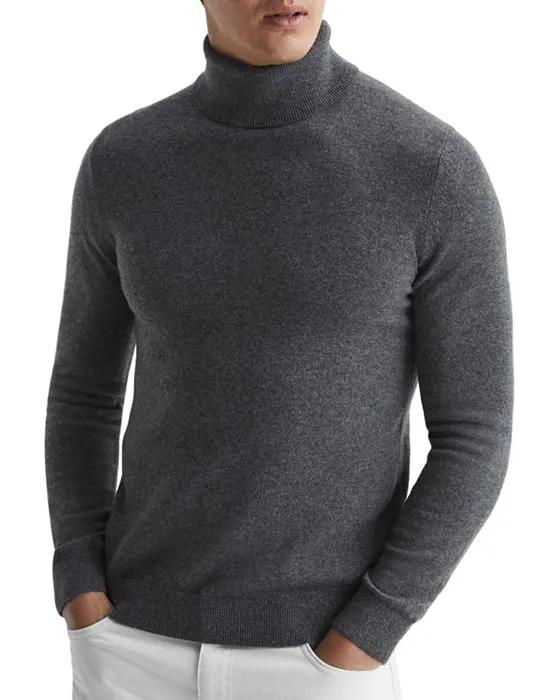 REISS Regal Cashmere Solid Slim Fit Turtleneck Sweater