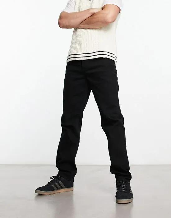 relaxed carpenter jeans in black