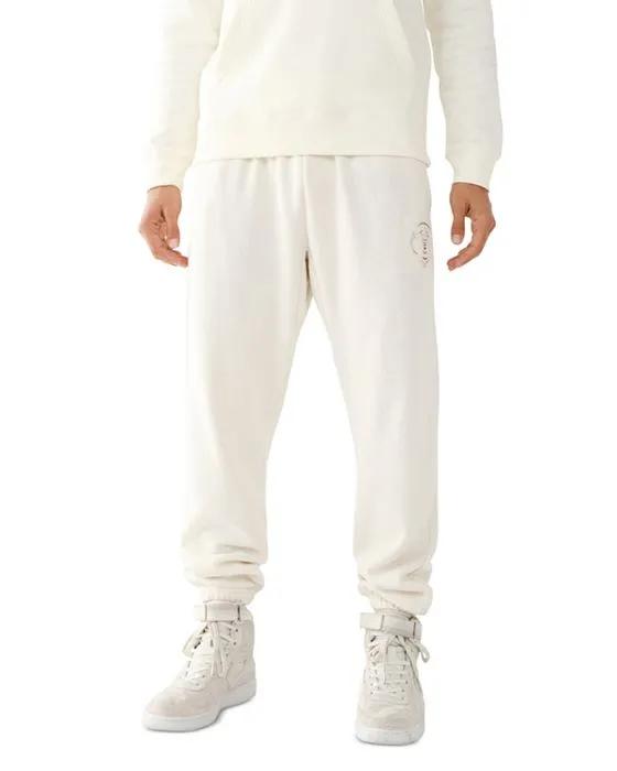 Relaxed Fit Buddha Graphic Joggers