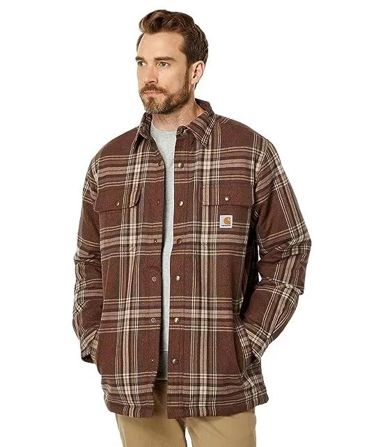 Relaxed Fit Flannel Sherpa-Lined Shirt Jac