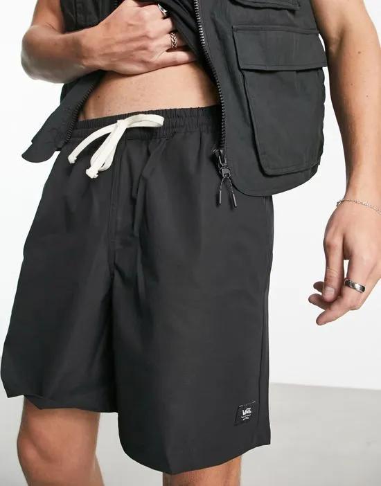relaxed shorts in black