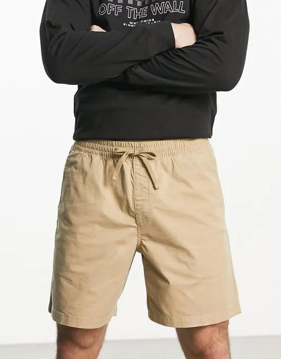 relaxed shorts in khaki