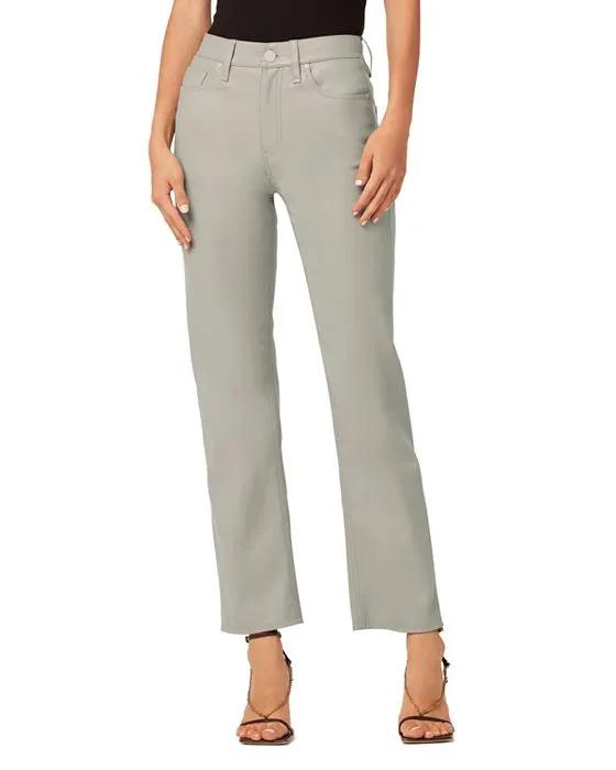 Remi High Rise Ankle Straight Leg Jeans in Moonrock