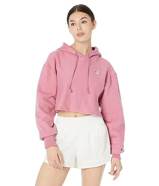 Reverse Weave® Cropped Cut Off Pullover Hoodie