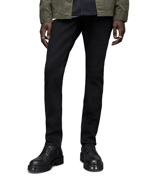 Rex Slim Fit Jeans in Jet Black