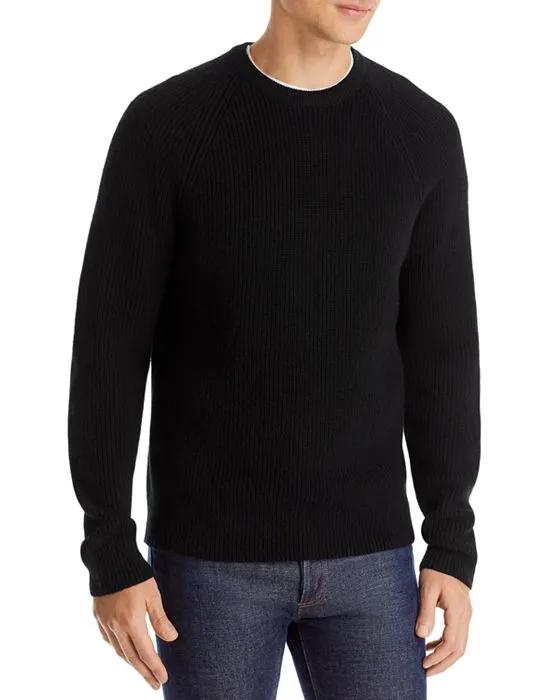 Rib Stitch Crewneck Sweater 