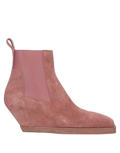 RICK OWENS | Pastel pink Women‘s Ankle Boot