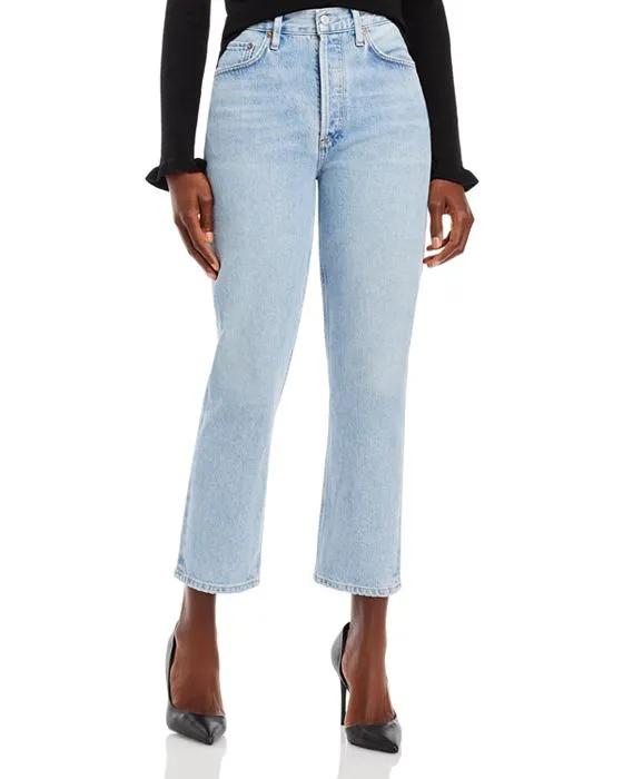 Riley Crop High Rise Jeans in Dimension 