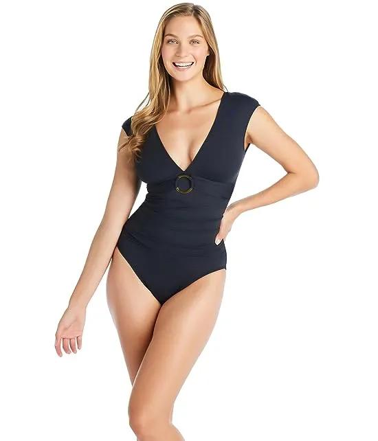 Ring Me Up Cap Sleeve One-Piece