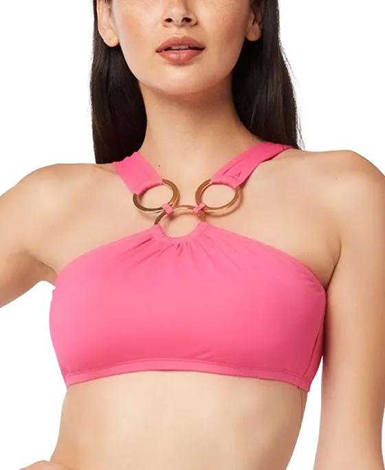 Ring-Neckline Bikini Top