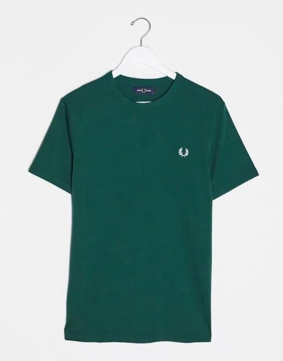 ringer t-shirt in green