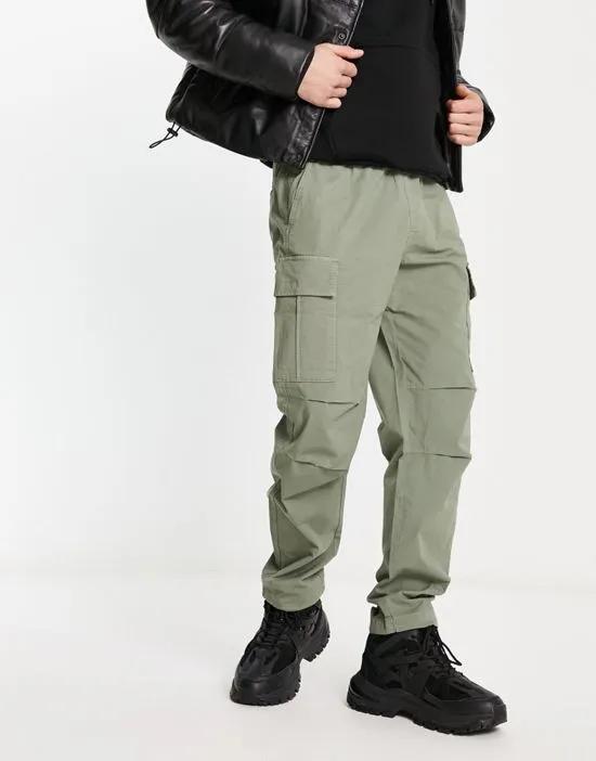 ripstop cargo pants in khaki