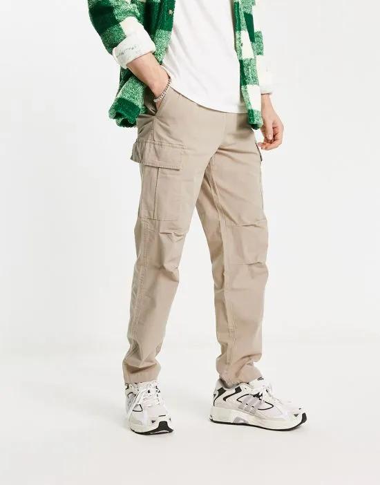 ripstop cargo pants in sand